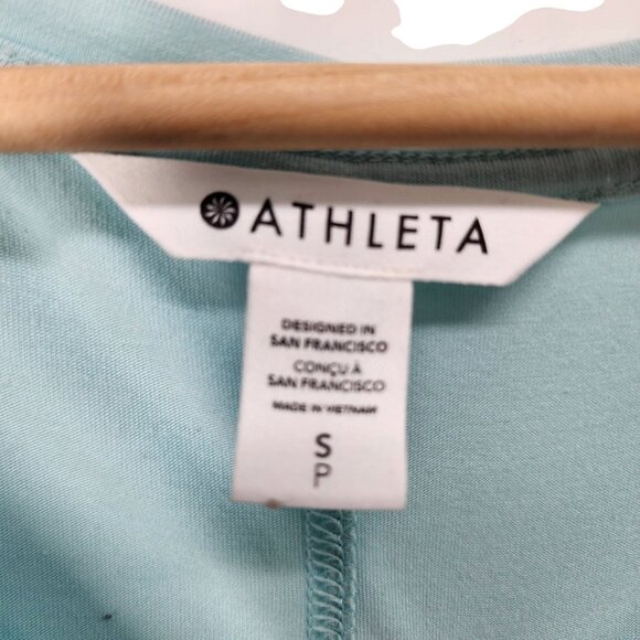 Athleta Womens Stratus II Top Long Sleeve Aqua Women's‎ Size S - Picture 3 of 6